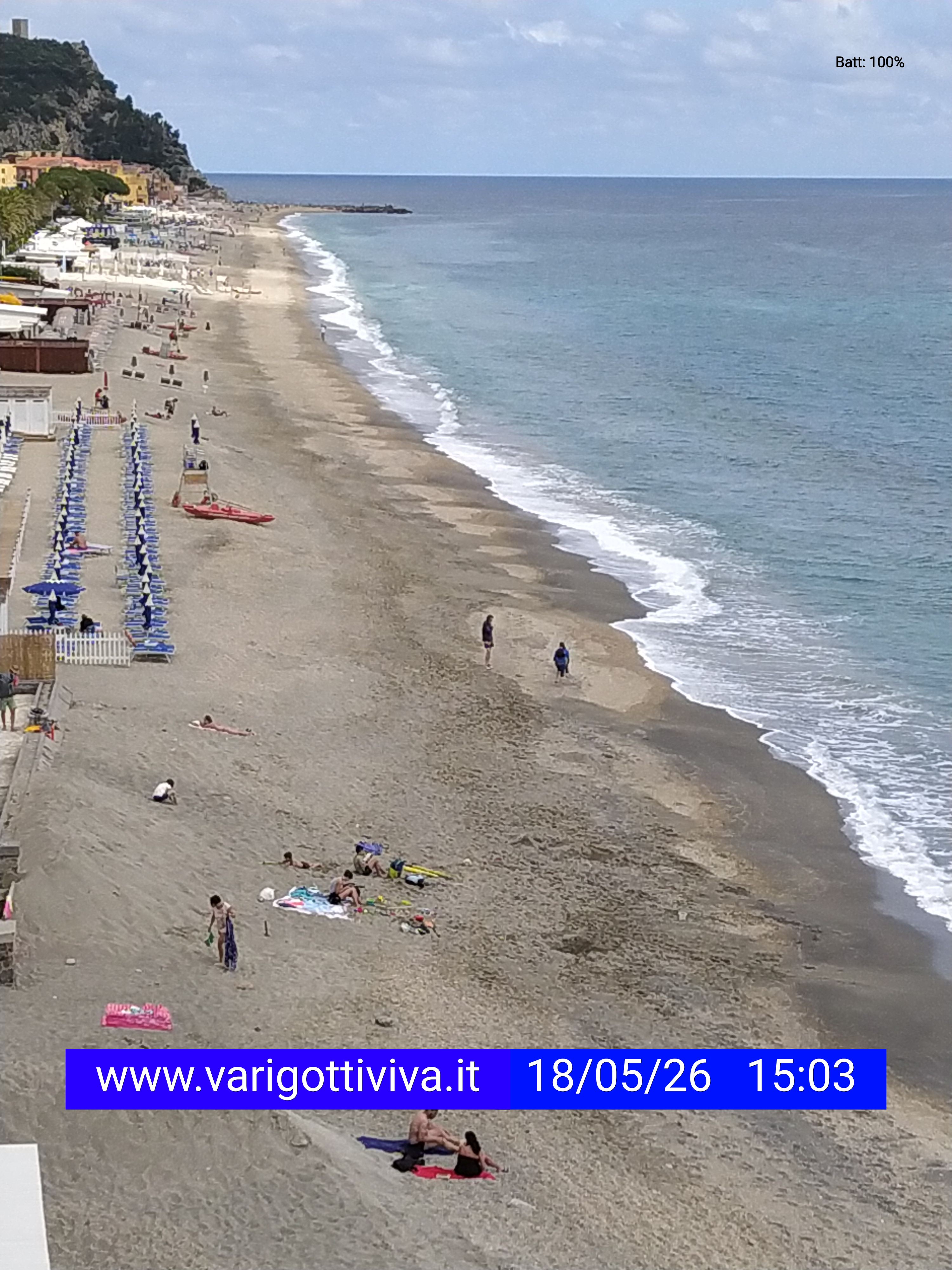 immagine della webcam nei dintorni di Tovo San Giacomo: webcam Finale Ligure